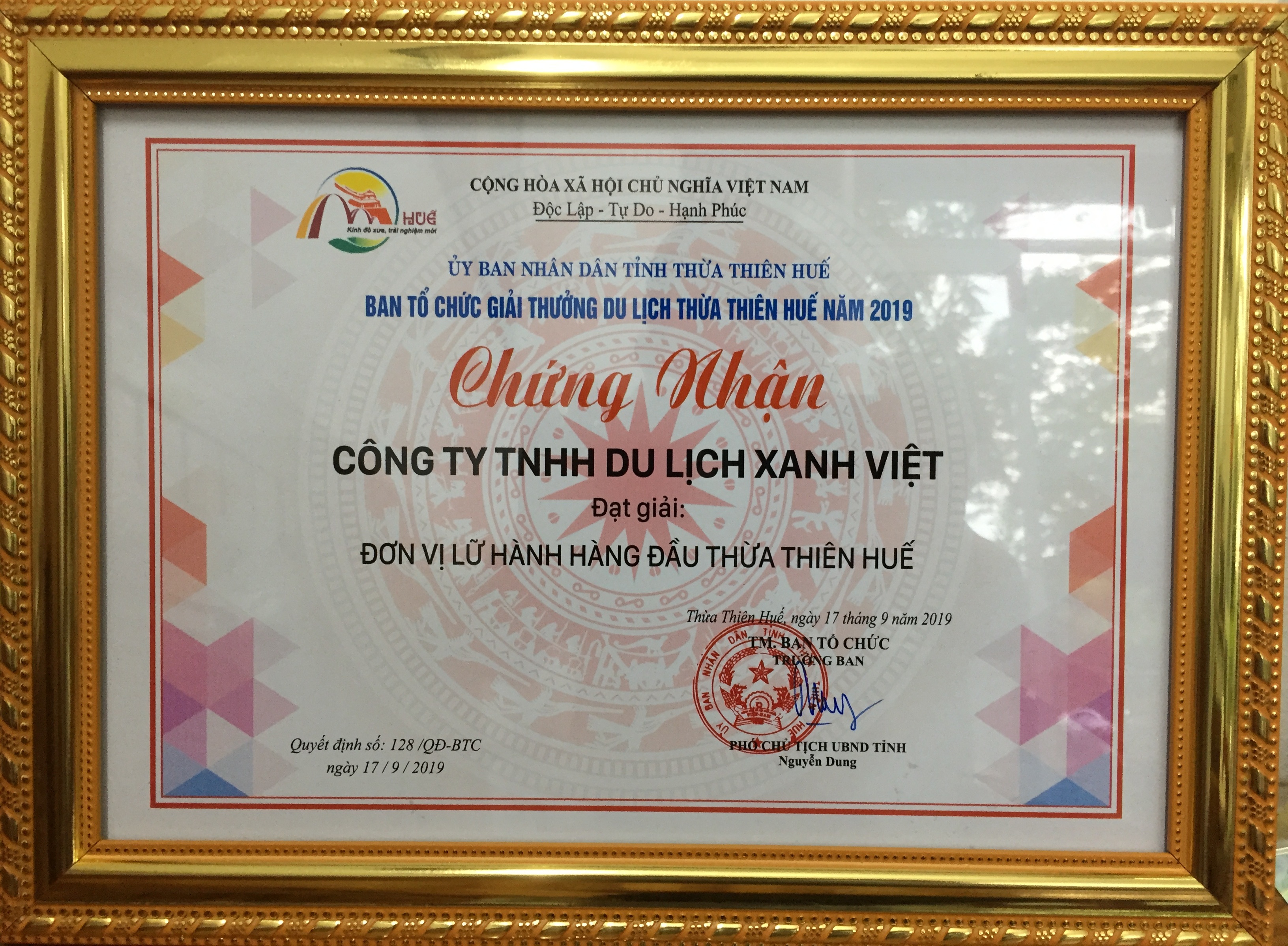 UBND Tỉnh Thừa Thiên Huế